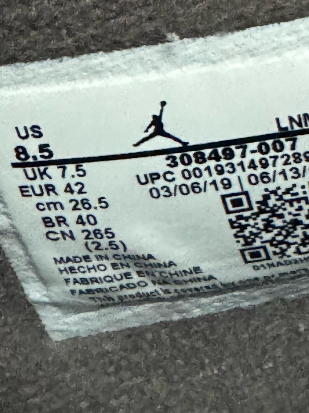 Nike Air Jordan 4 Retro “Cool Grey” 2019 Men's Sneakers. No box. Men’s Size 8.5 - Picture 3 of 10